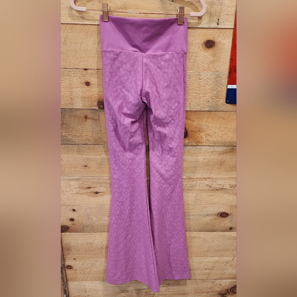 NWT Adidas High-Waist Lace Flared Yoga Pants